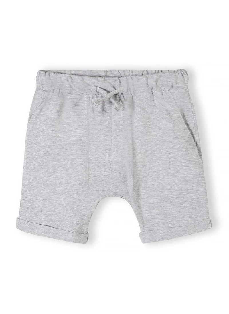 مينوتي Boys 3-pack cotton slub jersey shorts navy grey black for 3m-7y